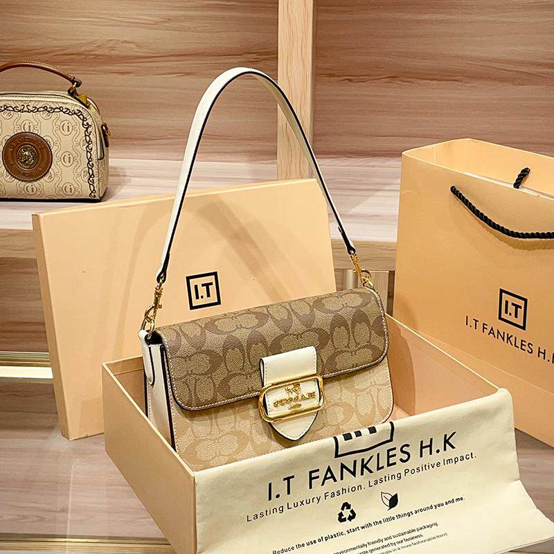 CITEX LV官方旗舰店香港专柜包包女2025新款春夏高级感老花单肩腋