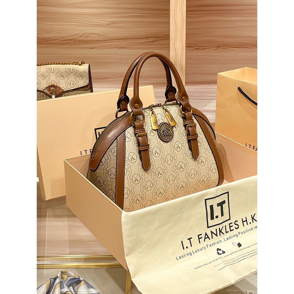 CITEX LV官方旗舰店香港代购真皮女包2025新款中年妈妈包女士高级