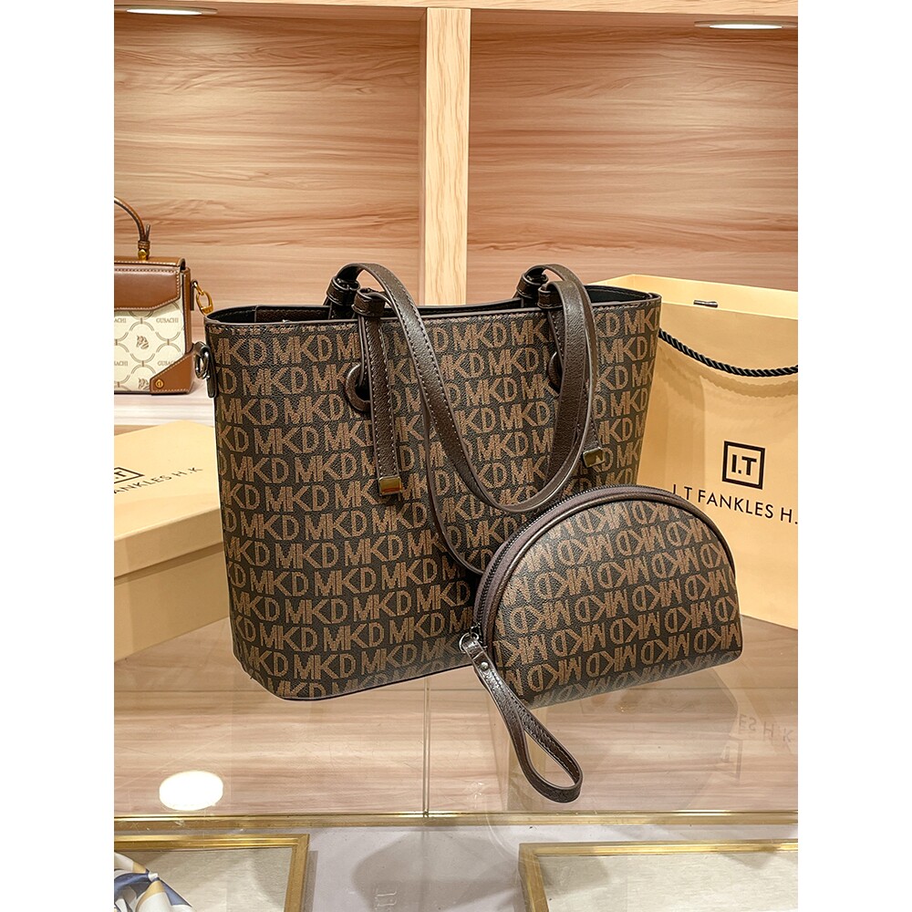 CITEX LV官方旗舰店香港代购真皮女包2025新款复古大容量斜挎托特