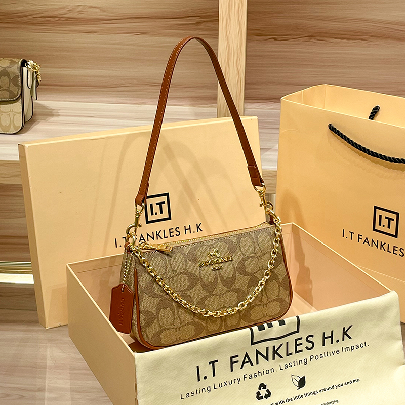 CITEX LV官方旗舰店香港真皮链条包女2025新款超火百搭春夏单肩斜