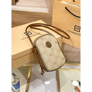 CITEX LV官方旗舰店香港真皮手机包包女款2025新款春夏单肩斜挎包