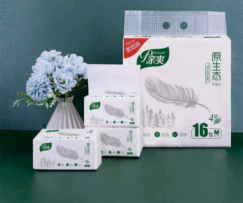 亲爽420张16大包抽纸整箱餐巾纸家用大号家庭实惠装婴儿卫生纸巾