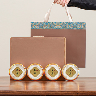 高档野生天麻包装盒空礼盒通用干货天麻片礼品盒高级感伴手礼批发