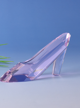灰姑娘水晶玻璃鞋浪漫七夕送女友