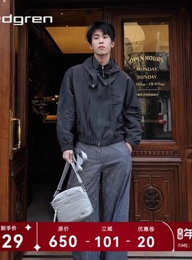 Hedgren/海格林新款简约商务单肩包休闲斜挎包通勤大容量HFURO05