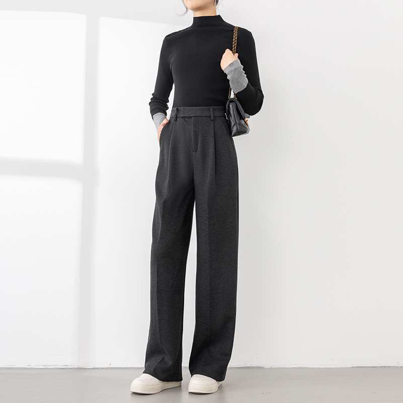 秋冬醋酸羊毛高个子加厚西装裤