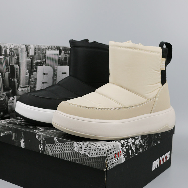 外贸俄罗斯订单短筒棉靴平底防滑耐磨时尚雪地靴侧边拉链棉鞋女鞋
