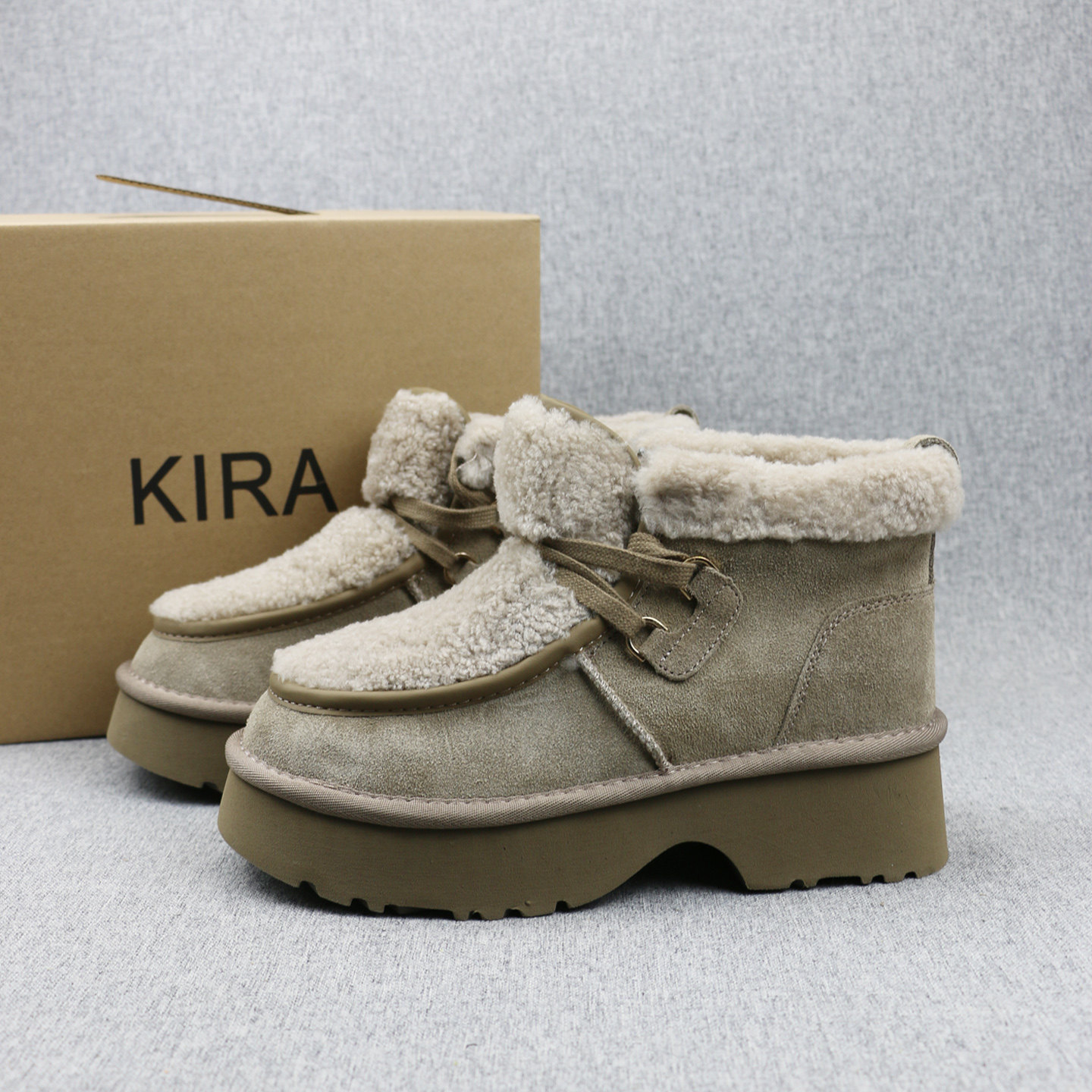 羊毛+反绒牛皮冬季外贸俄罗斯单加绒雪地靴厚底棉靴高帮棉鞋女鞋,女鞋,时尚雪地靴,淘宝优惠券,粉丝福利购,淘宝优惠卷