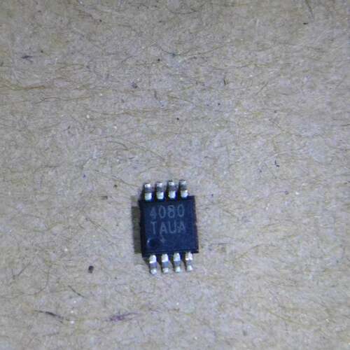 电流感应放大器MAX4080TAUA 丝印4080TAUA 拆机原字 MSOP-8封装