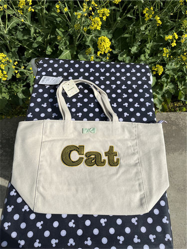 SWIMMER日系白色亮片手提包