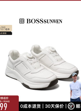 [私模大底]BOSSSUNWEN/博斯·绅威男潮流休闲鞋子春夏新款运动鞋