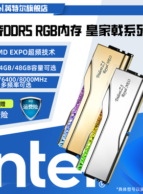 芝奇皇家戟DDR5灯条6000c28c26适配主机EXPO内存16/24G套装intel