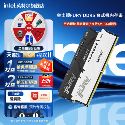 金士顿FURY野兽DDR5intel旗舰店