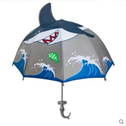 kidorable儿童雨伞卡通造型长柄学生小孩宝宝雨伞下雨小孩伞