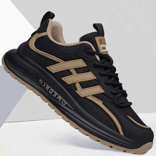 男鞋2026新款春季网面男士休闲运动鞋韩版舒适透气系带百搭老爹鞋