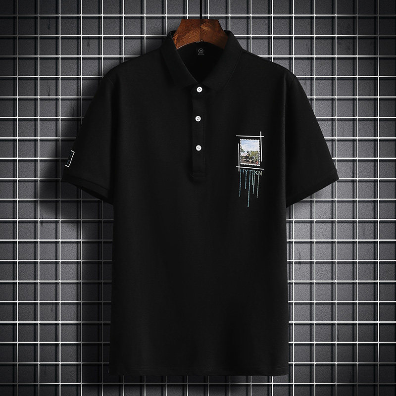 夏季主推 纯短袖POLO衫男 百搭潮牌绣花POLO  PL20893-P38图片