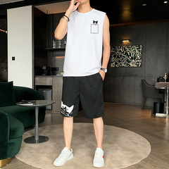 New summer short sleeve Shorts Set men's sports leisure two piece set