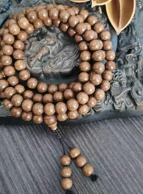 纯手工六道木手串108老料原木祥龙木九道木男女珠子念珠原力手链