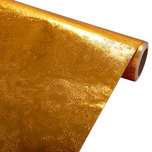 仿金属贴纸自粘金色拉丝厨房防油翻新橱柜贴膜家用包管子墙纸壁纸