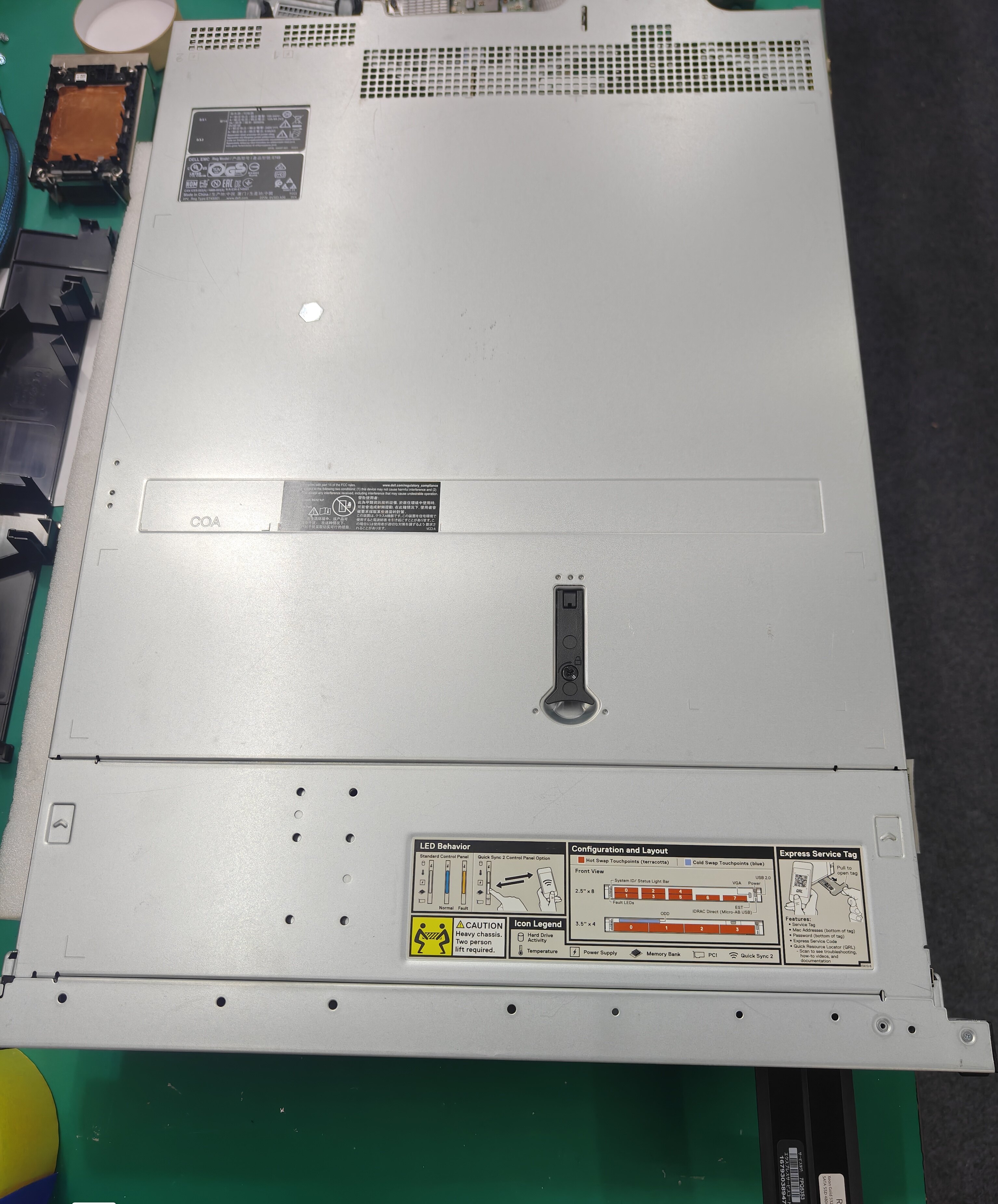 戴尔DELL PowerEdge R650XS 1U机架式服务器准系统带双散满RISER