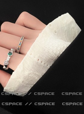 甜酷彩色锆石戒指女拼色气质优雅爱心S925银开口指环ins食指戒潮