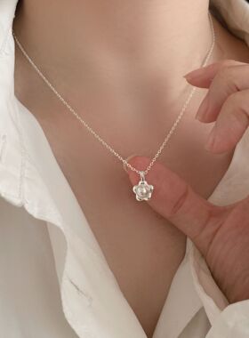 甜美精致花朵项链女ins风小众设计感小清新时尚百搭锁骨链颈链潮