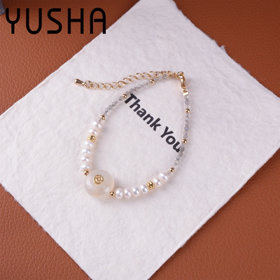 珍珠玉髓手链时尚气质轻奢 GP10