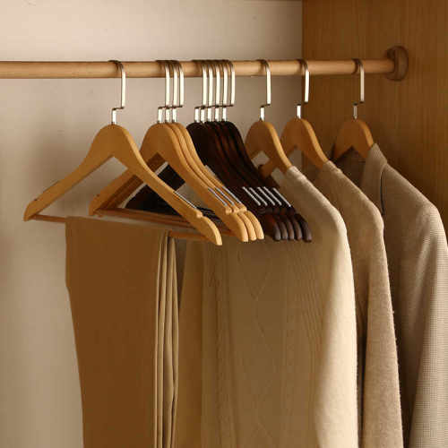 家用定制无痕服装店撑子木衣架