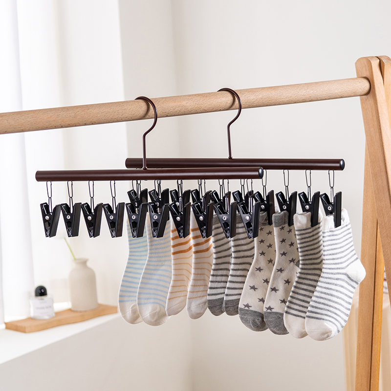 森易莱多夹防滑阳台袜子晾晒架