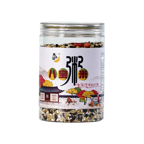 热土谣五谷杂粮八宝米粗粮500g罐装