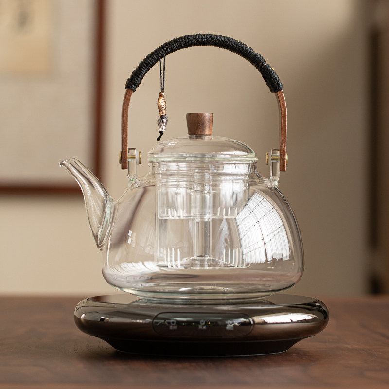 2025新款小坐Z8电陶炉1300W超薄迷你小型煮茶器家用玻璃壶电茶炉,餐饮具,煮茶炉,淘宝优惠券,粉丝福利购,淘宝优惠卷