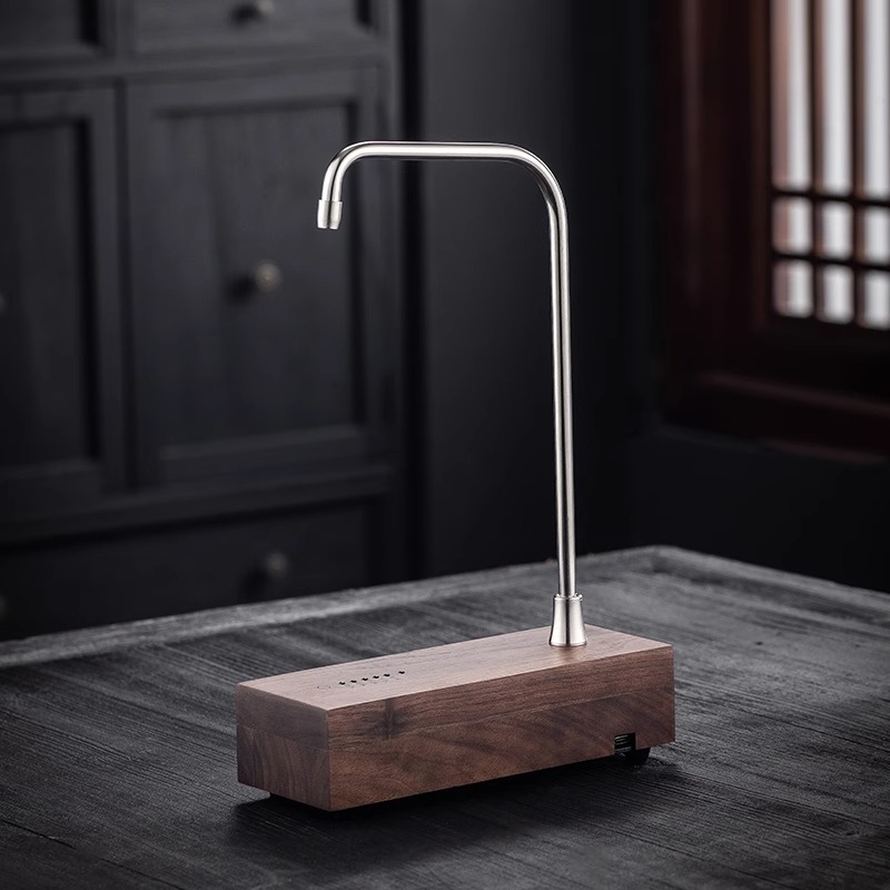 胡桃木电动抽水器定量上水器