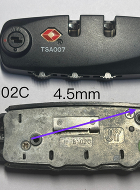 适用美旅旅密码锁箱包锁头TSA16023拉杆箱XFG密码锁XFG