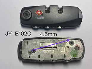 适用美旅旅密码锁箱包锁头TSA16023拉杆箱XFG密码锁XFG