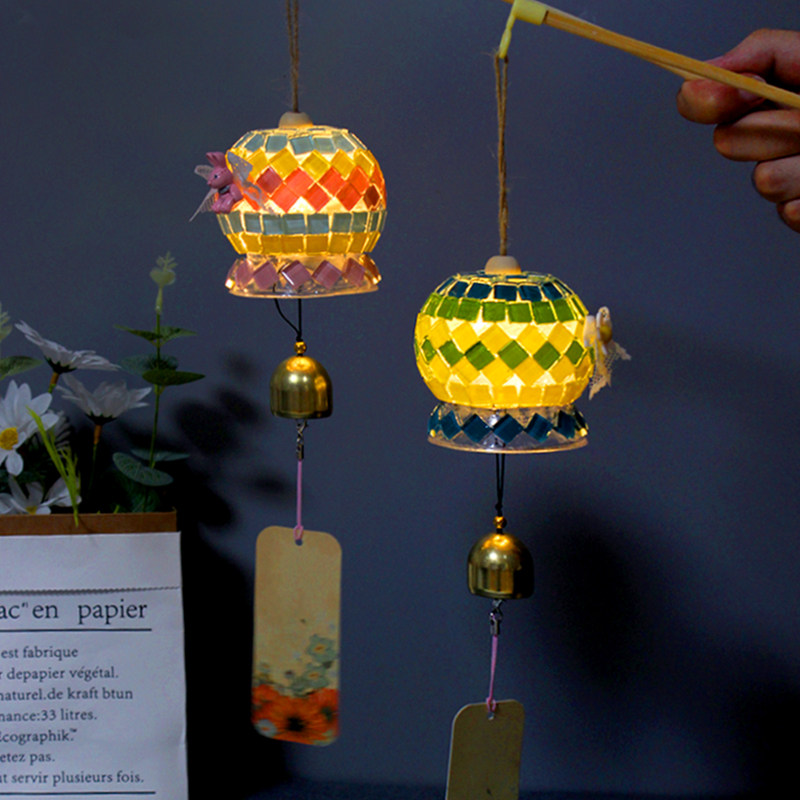 马年手工diy元宵节灯笼幼儿园亲子马赛克制作灯作品沙龙活动新年,玩具/童车/益智/积木/模型,手工创意粘贴类,淘宝优惠券,粉丝福利购,淘宝优惠卷