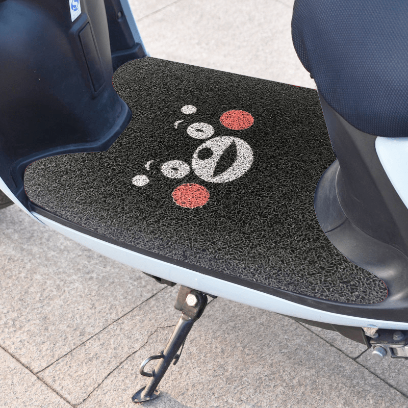 电动车脚踏垫摩托车脚垫电瓶车脚踩垫踏板通用防水可裁剪定制