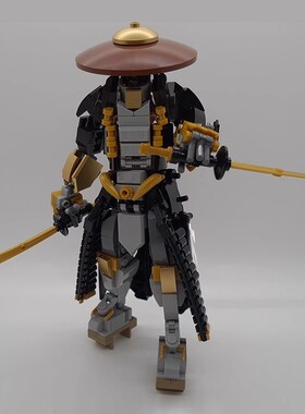 MOC-107112积木流浪武士外骨骼机甲拼装积木模型玩具礼物