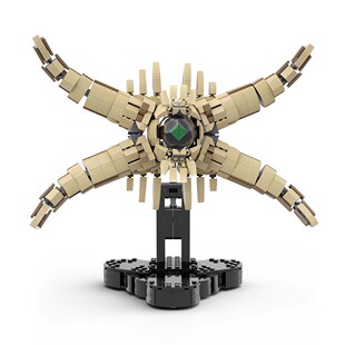 MOC积木101609 命运2武器敌方机壳dlc 蜂巢幽灵怪物模型