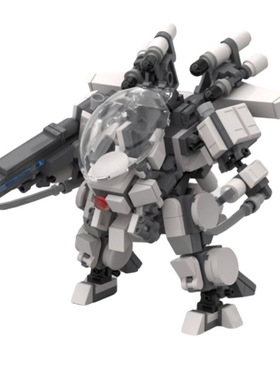 MOC积木兼容国产31982 阿尔法小队AF-03战争机甲机器人益智高难度