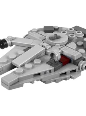 MOC积木 36420迷你千年隼 套装小型星球系列飞船拼装玩具