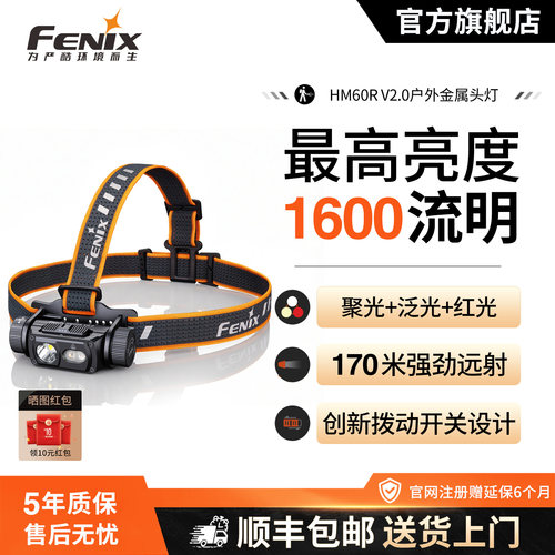 顺丰包邮菲尼克斯HM60RV2.0头灯
