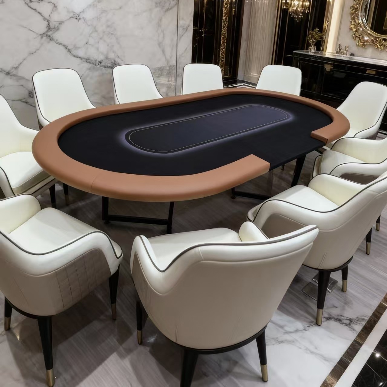 德州扑克筹码桌全套德州套装德扑棋牌室套装扑克桌含椅子牌桌含盖,运动/瑜伽/健身/球迷用品,筹码,淘宝优惠券,粉丝福利购,淘宝优惠卷