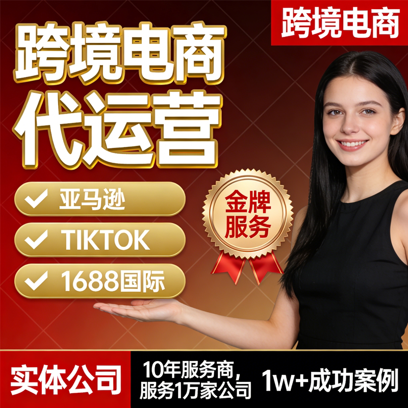 跨境电商代运营1688阿里国际站托管亚马逊虾皮TK店铺一站式服务图片