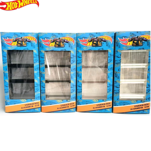 Hotwheels风火轮小比例合金小车模型收纳盒展示盒可拼接组合叠加