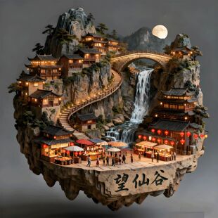 江西上饶望仙谷金属冰箱磁贴文创精致感送朋友文创博物馆生日礼物