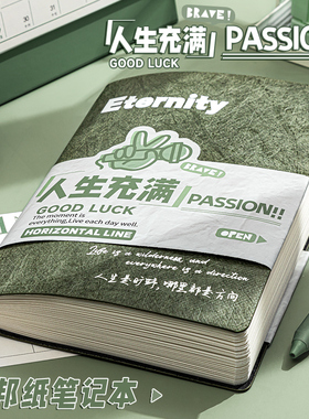 A5笔记本子加厚记事软皮商务简约ins风学生会议记录本批发考研日记本超厚皮面工作2025年新款记账本子可定制