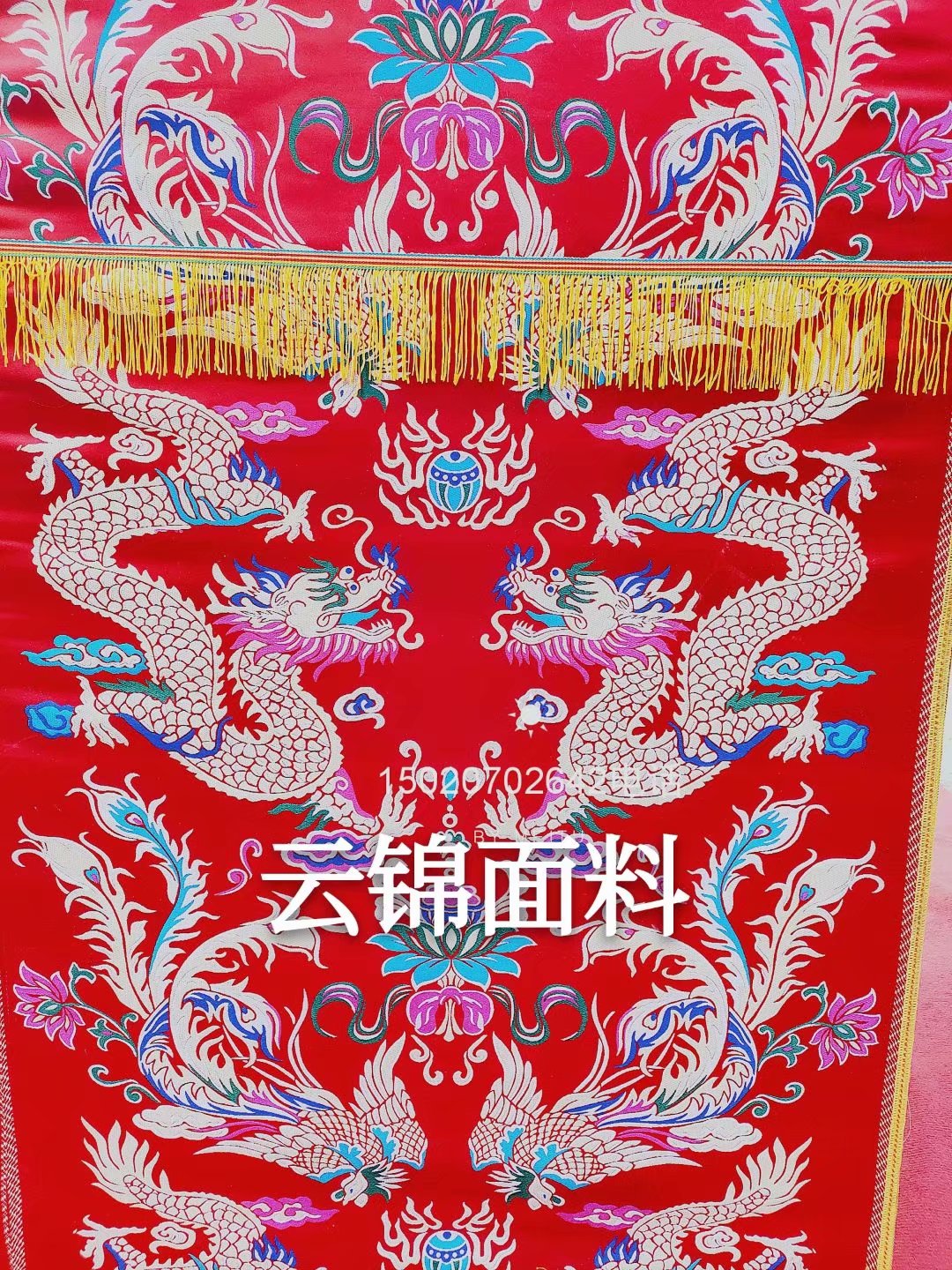 龙凤缎子八抬厂家定做婚庆道具