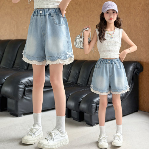 女童短裤夏季薄款休闲牛仔裤