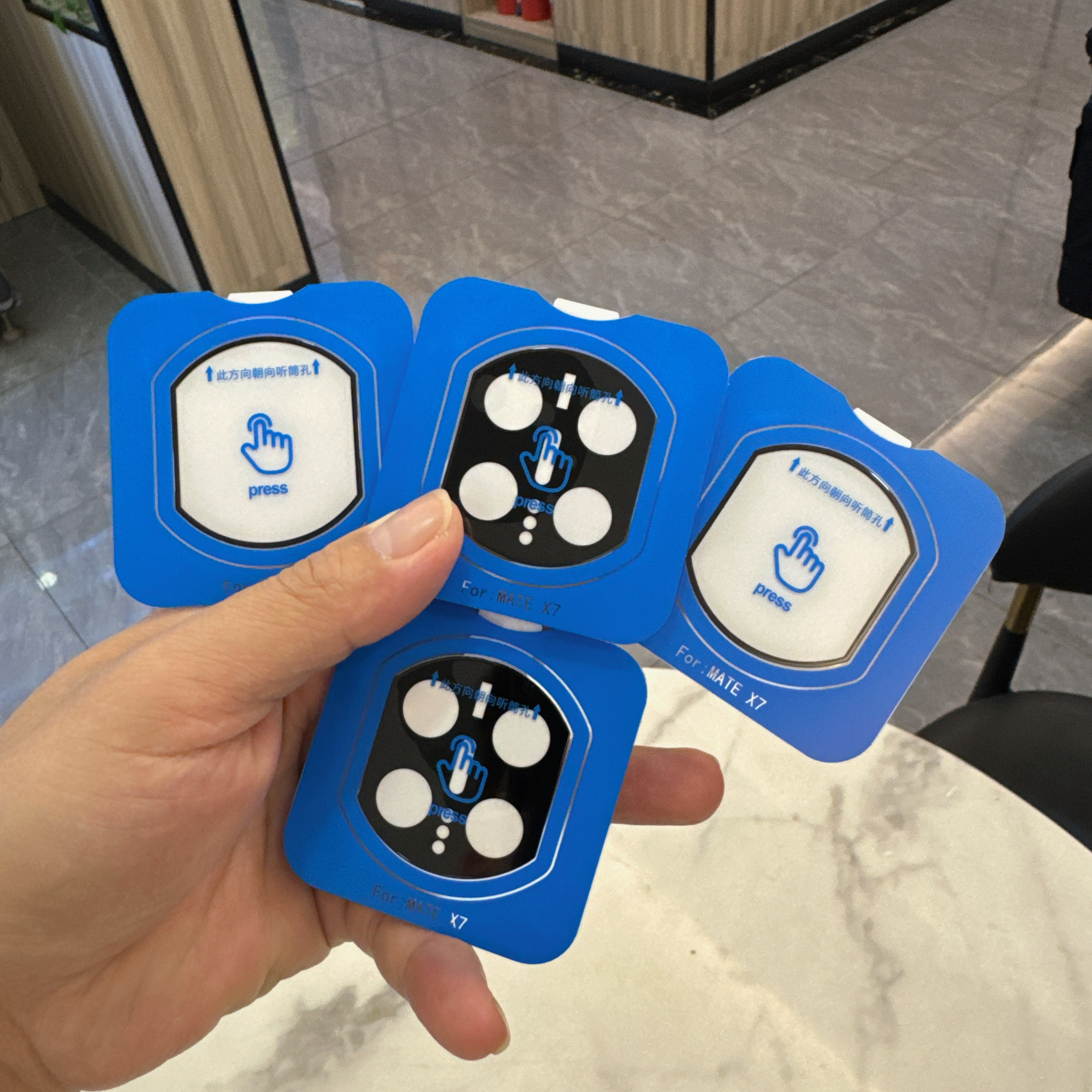 适用华为MateX7镜头膜mateX7典藏版摄像头镜头相机防摔高清保护膜