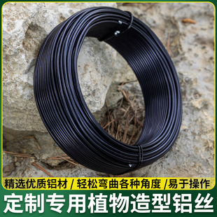 盆景造型专用铝丝铝线盘扎铝丝线蟠扎园艺铁丝花卉罗汉松定型耐用